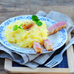 Purée de mon enfance et mouillettes au jambon - Chef Laurent Bacquer ©F.Schmitt/Germicopa