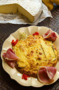 Gâteau de Princesse Amandine® à la tomme de Savoie - Chef Pierrot Le Roux ©B.Galeron/Germicopa