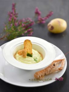 reme-de-Blue-belle-Langoustines poelees - Chef Gilbert Guyon ©F.Schmitt/Germicopa