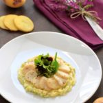 Parmentier-poireau-de-Blue-Belle - Chef Guy Guilloux ©F.Schmitt/Germicopa marguerite de coquilles saint-jacques